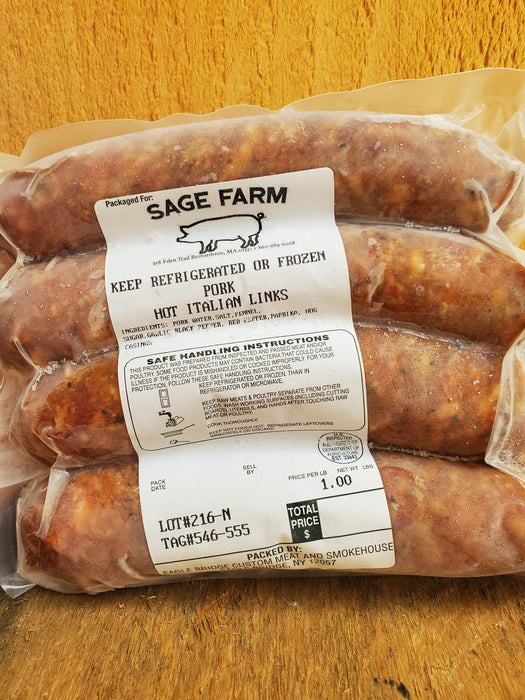 Pork, Hot Italian, 1 lb package