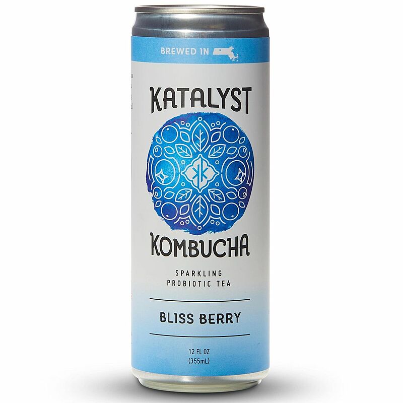 Kombucha, Bliss Berry, 12 oz can