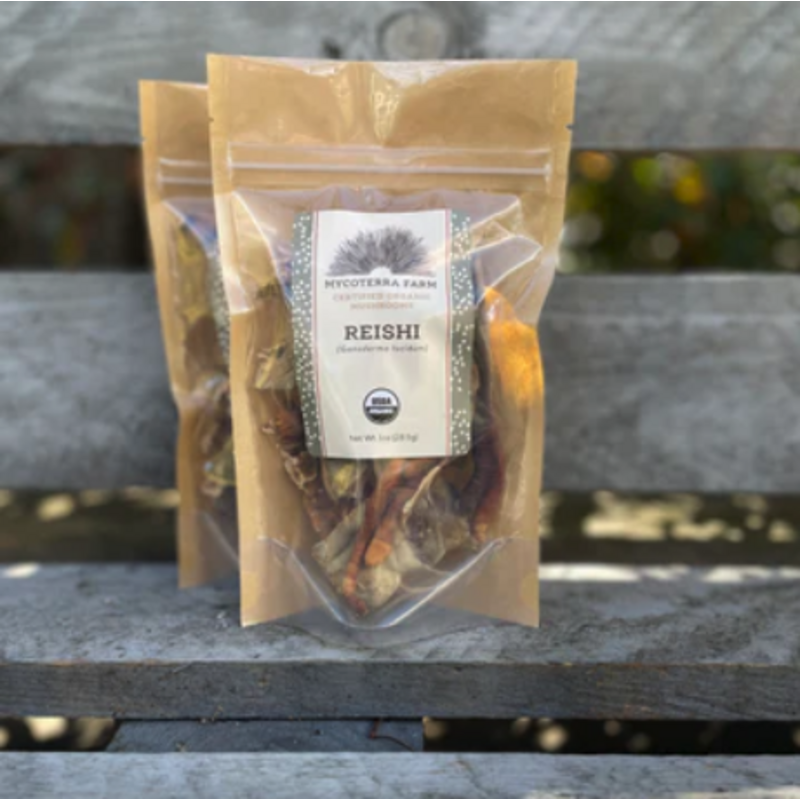 Dried Mushrooms, Reishi, Organic, 1 oz
