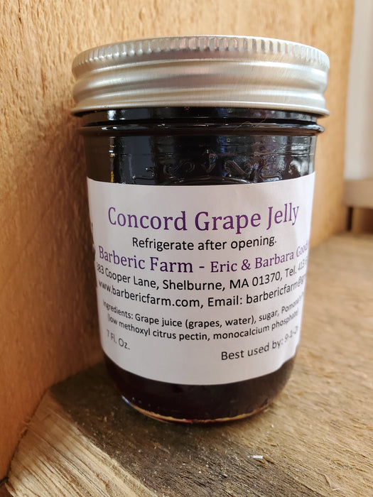 Concord Grape Jelly, half pint