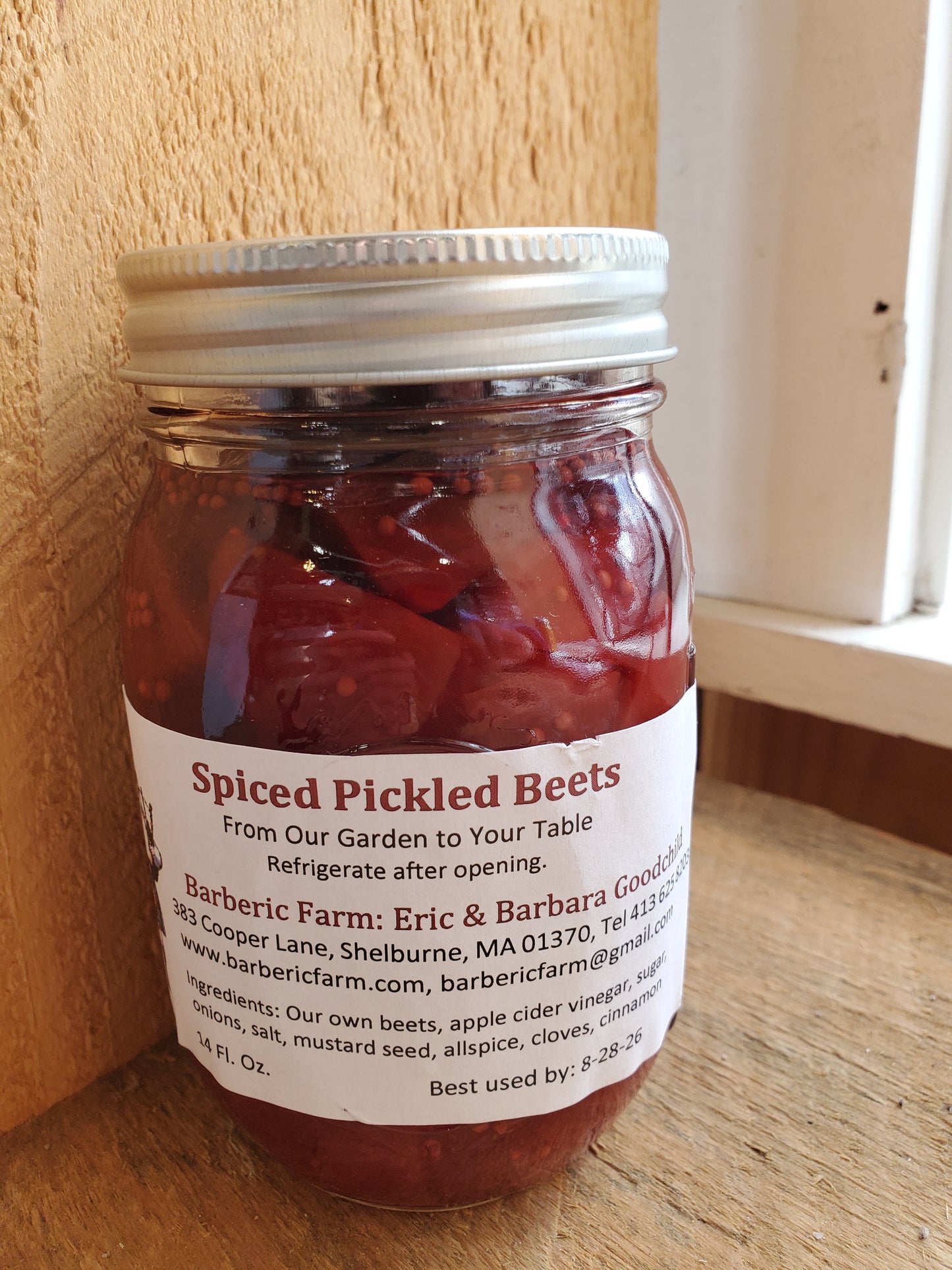 Spiced Pickled Beets, Pint