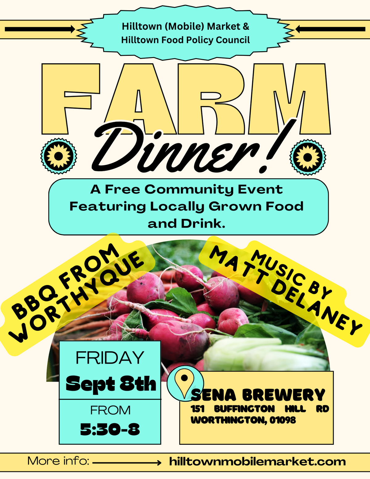 Hilltown Grown Dinner — Hilltown Mobile Market