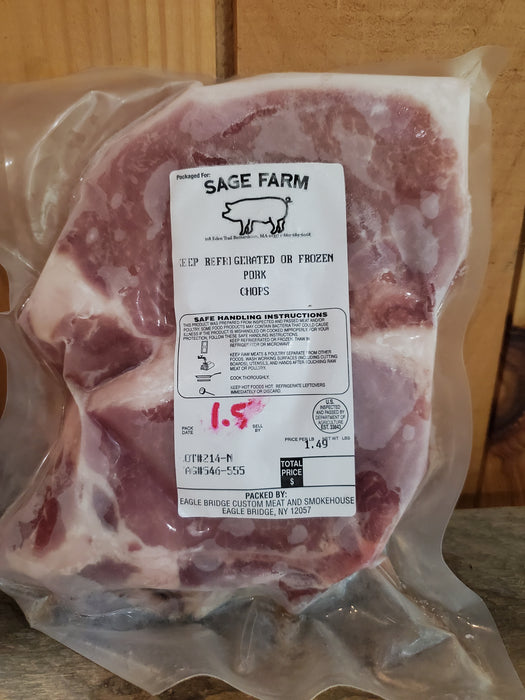 Pork, Chops, about 1.4 lbs package