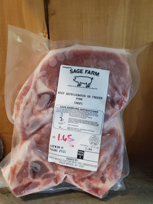 Pork, Chops, about 1.2 lbs package