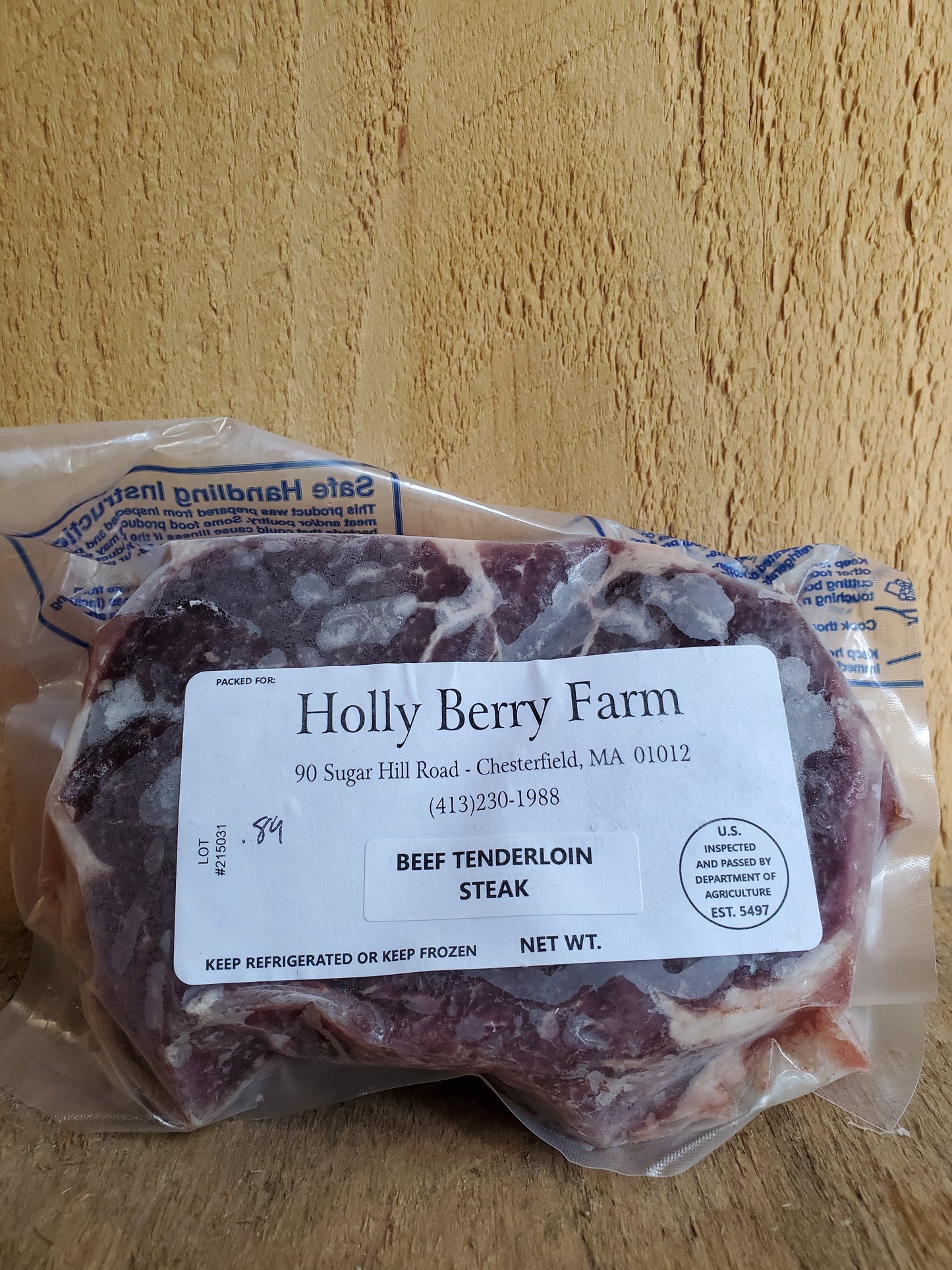 Beef, Tenderloin Steak, HB