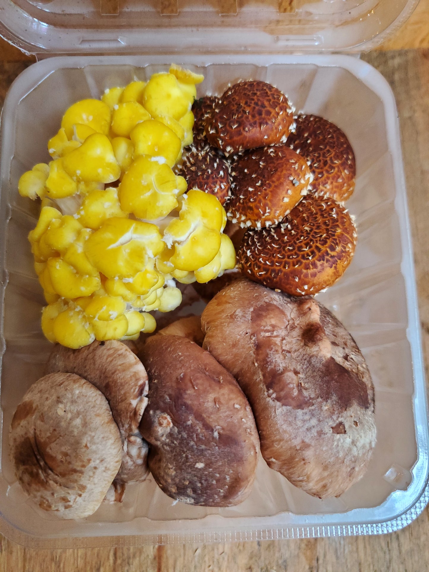 Fresh Mushrooms, Medley, Organic, 4 oz