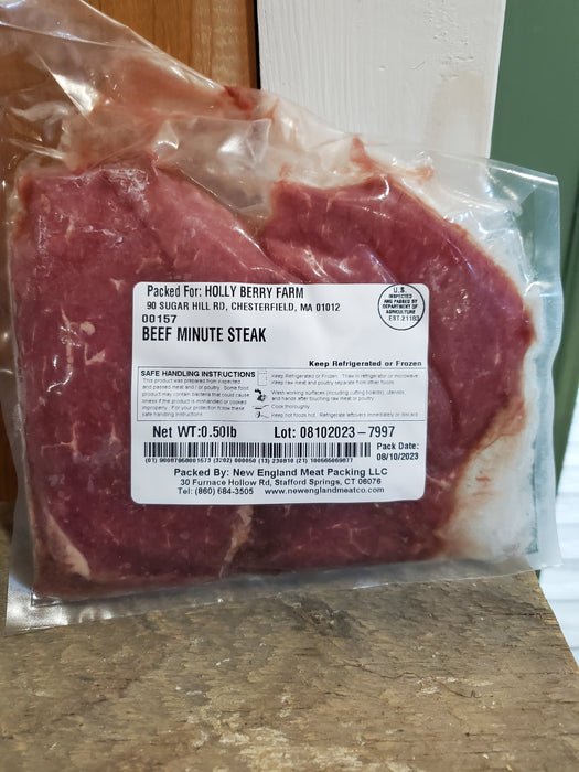 Beef, Minute Steak, approx .75 lb