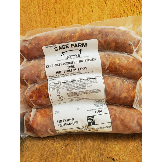 Pork, Hot Italian