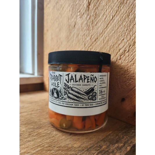 Cultured Carrots, Jalapeno, 16 oz jar