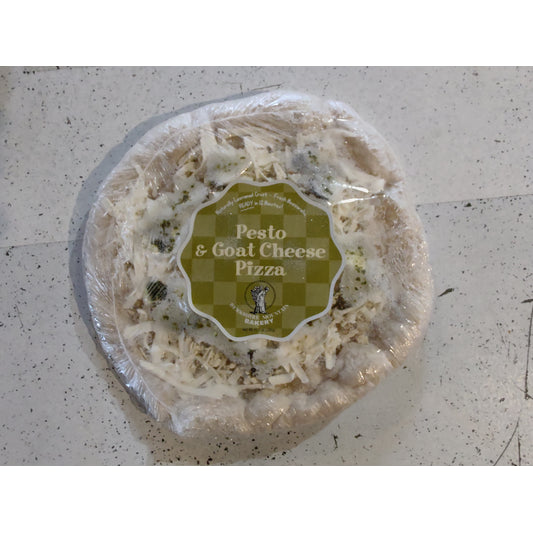 Pesto and Goat Cheese Pizza