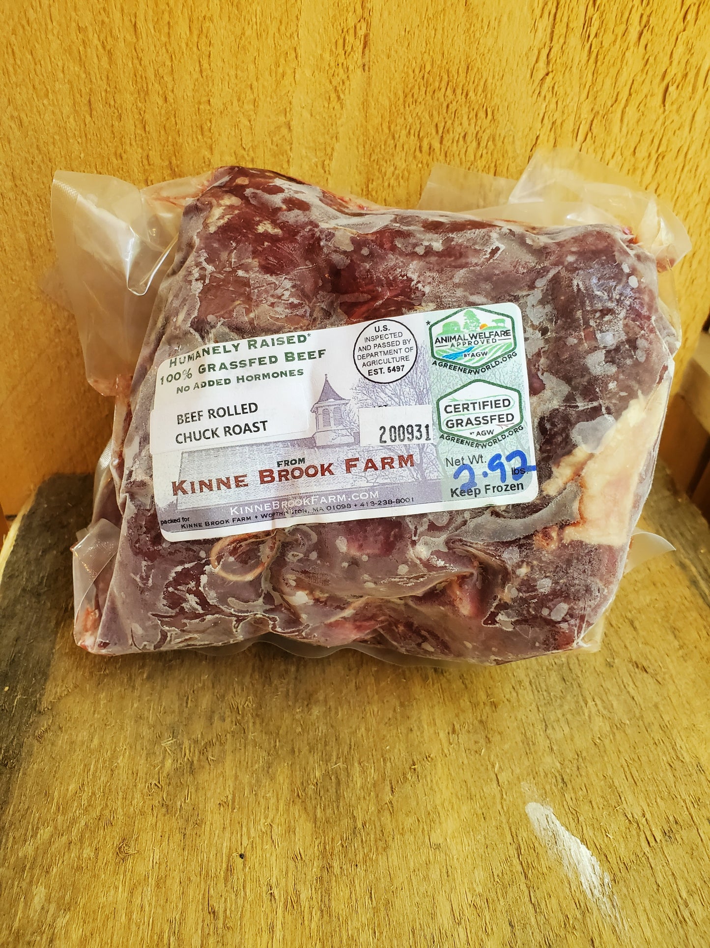 Beef, Rolled Chuck Roast, KB