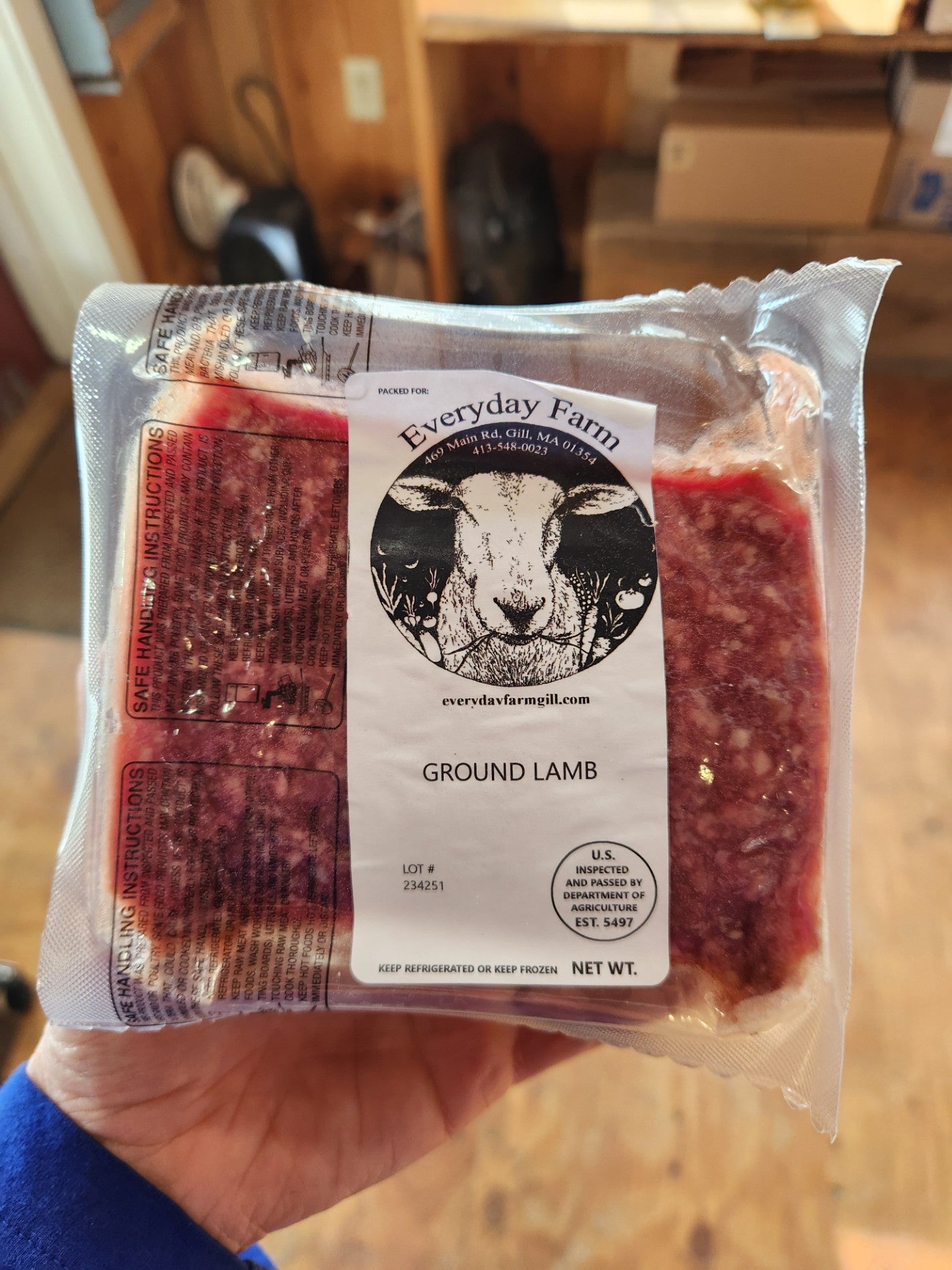 Lamb, Ground
