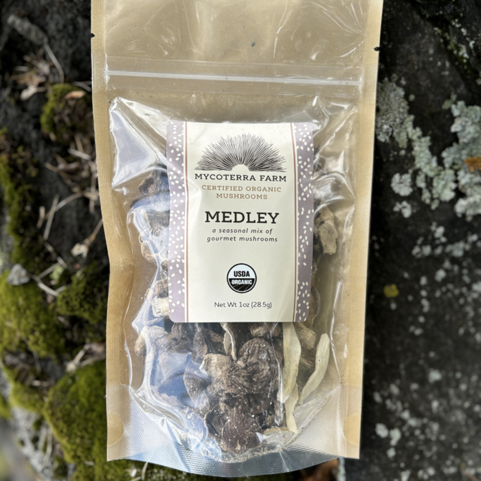 Dried Mushrooms, Medley, Organic, 1 oz