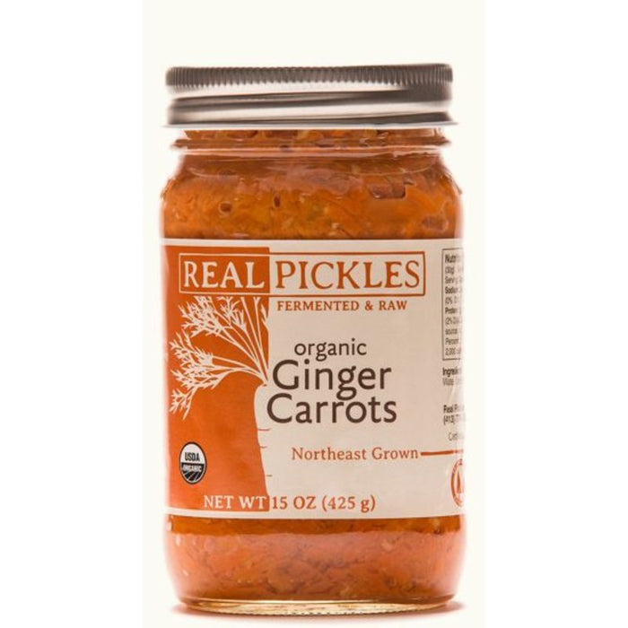 Ginger Carrots, Fermented, 15 oz jar