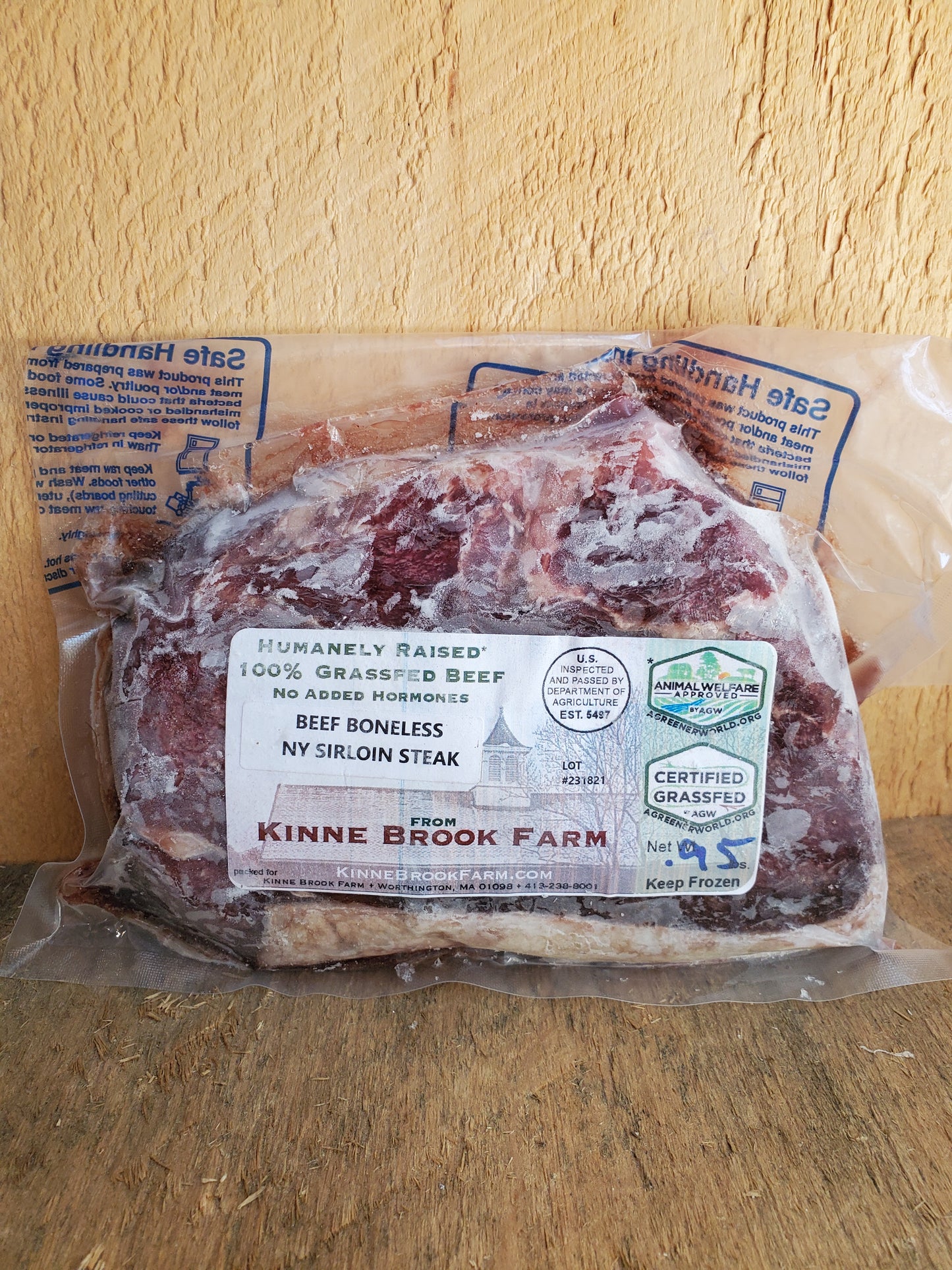 Beef, NY Sirloin Steak, KB