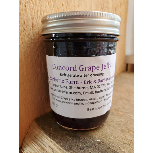 Concord Grape Jelly, half pint