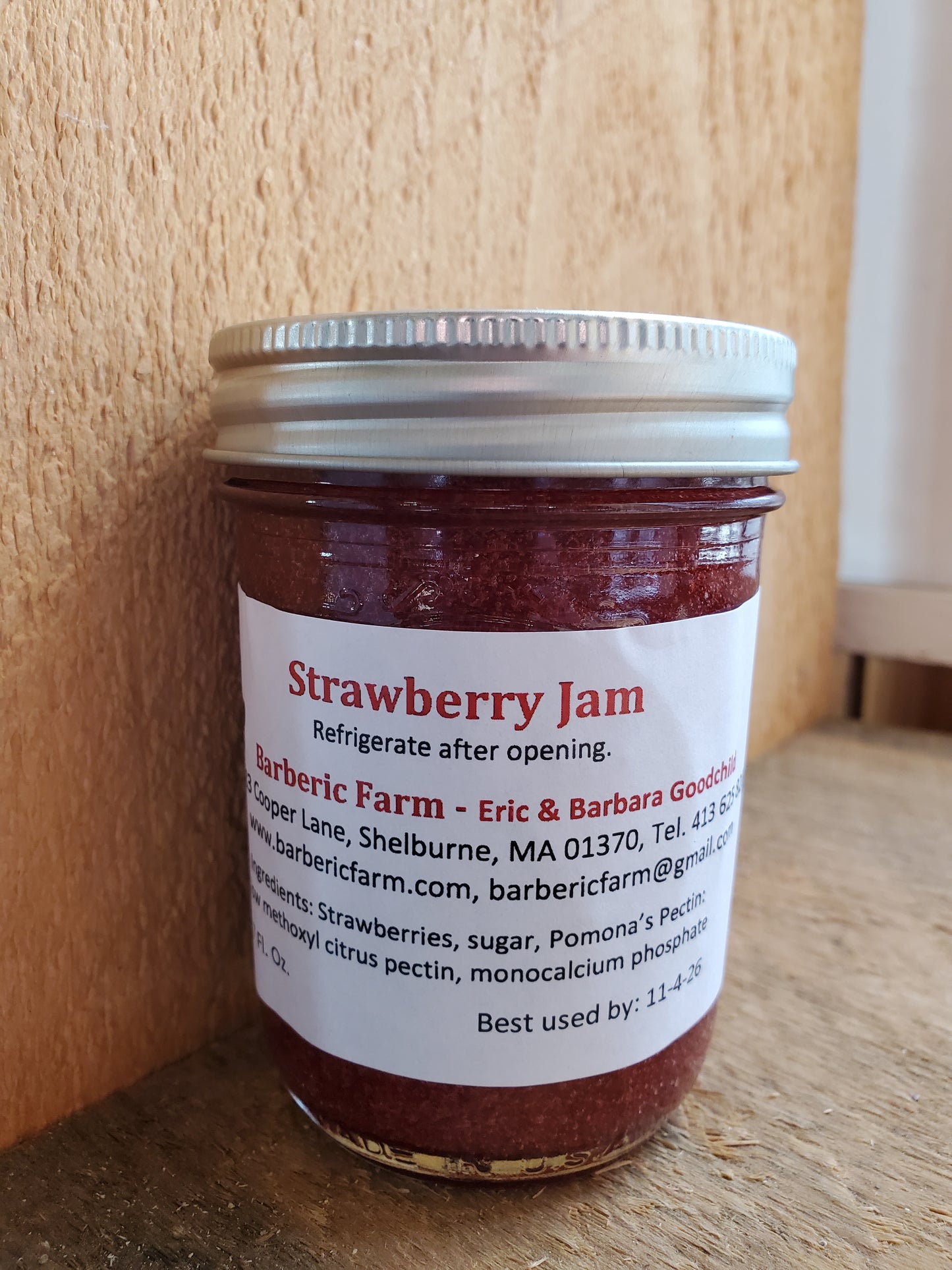 Strawberry Jam, half pint
