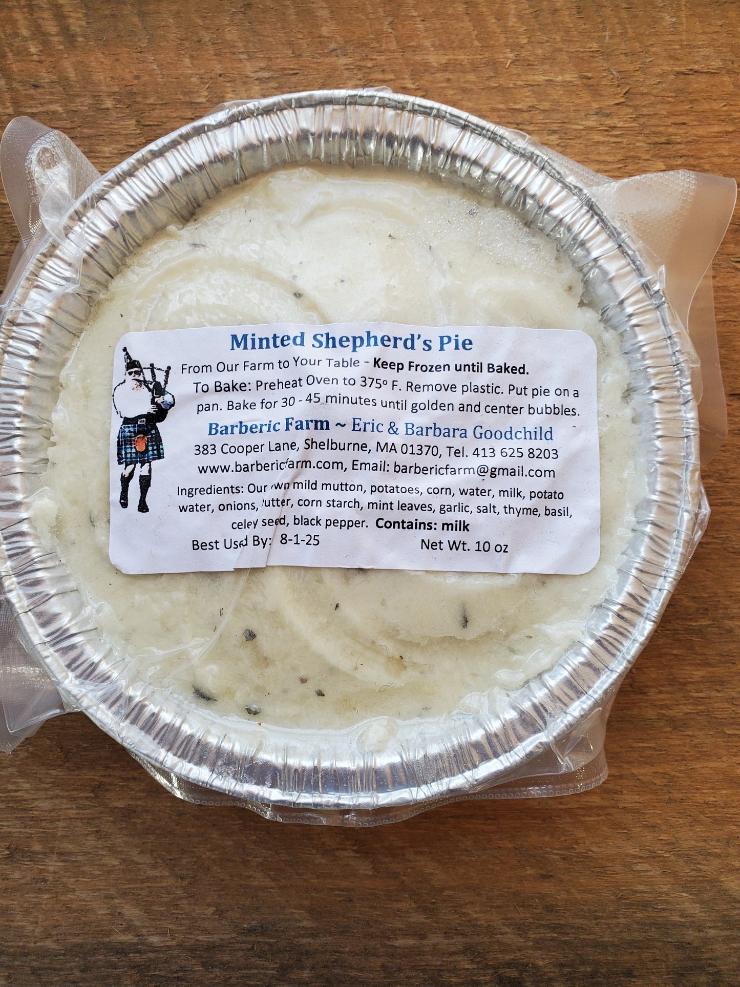 Minted Shepherd's Pie, 5 inch (Frozen)