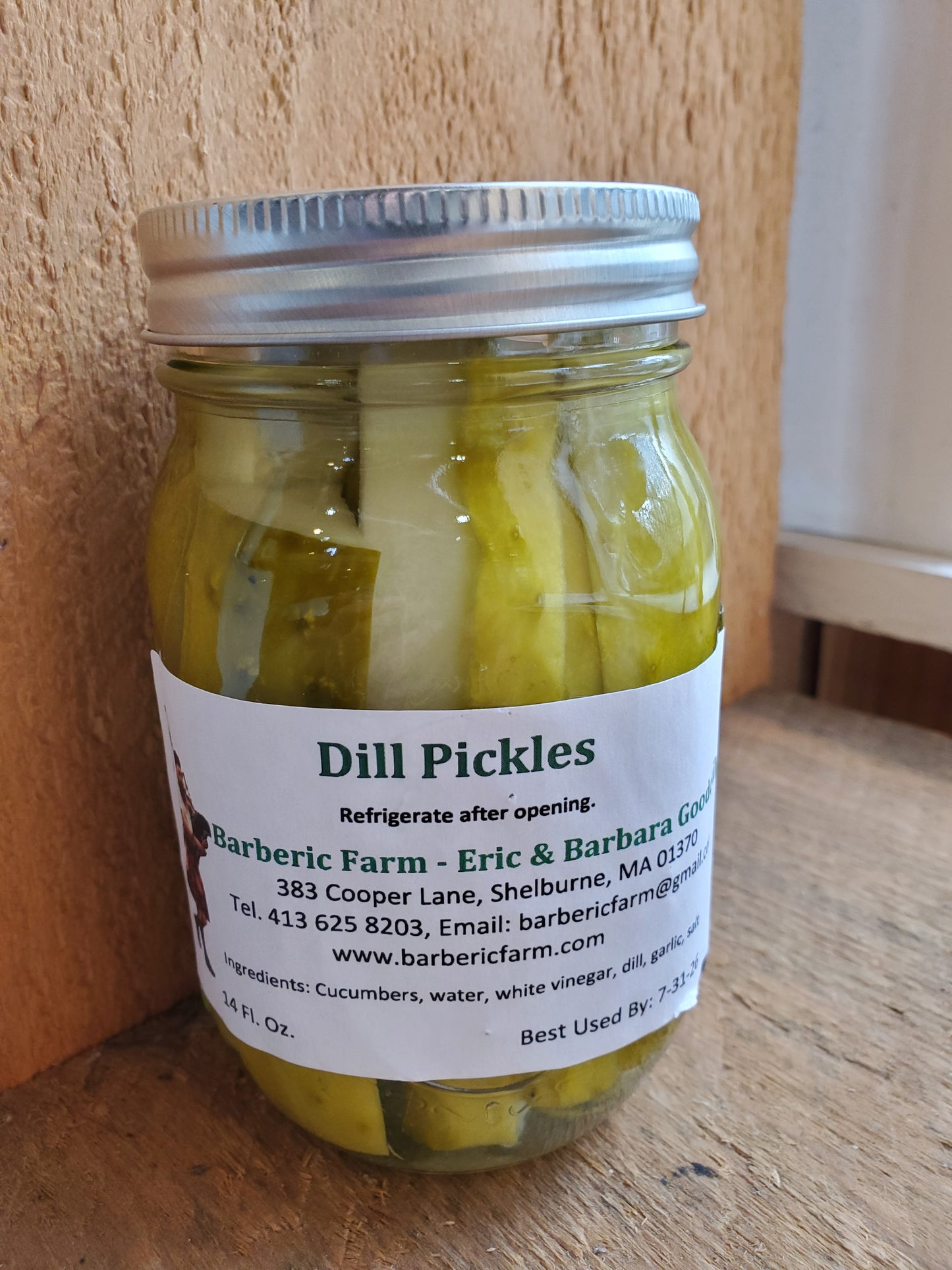 Dill Pickles, Pint