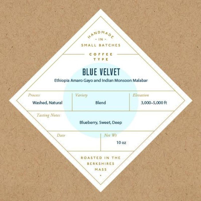 Coffee, Blue Velvet, Whole Bean, 1 lb