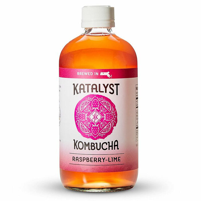 Kombucha, Raspberry Lime, 16 oz bottle