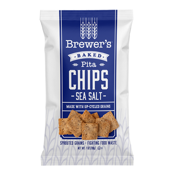 Pita Chips, Sea Salt, 7 oz bag