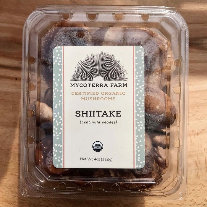 Mushrooms, Shiitake Organic, pint container