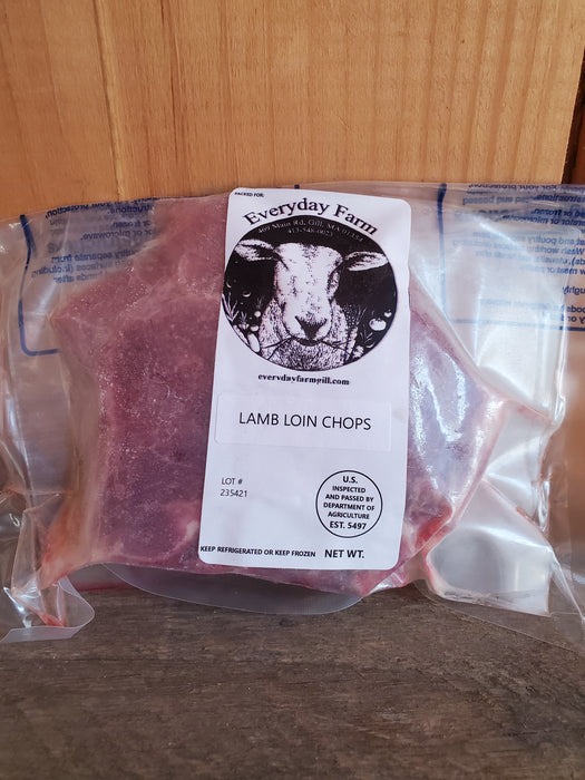Lamb, Loin Chops, about .75 lb package