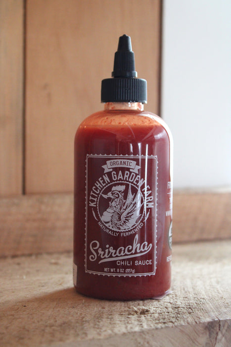 Organic Sriracha, Chili Sauce, 8 oz bottle